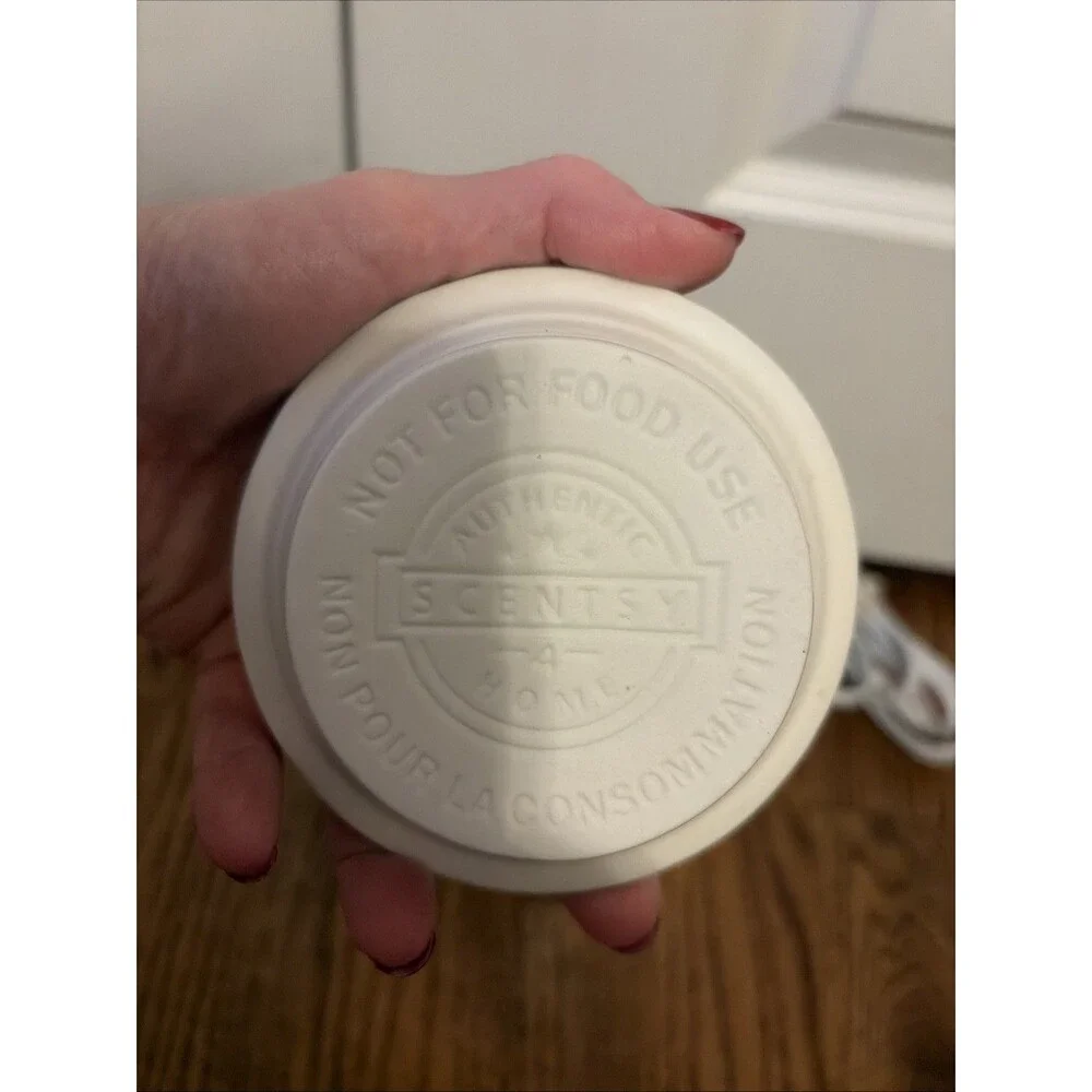 Scentsy Tin Can Stars Silver Wax Warmer Discontinued